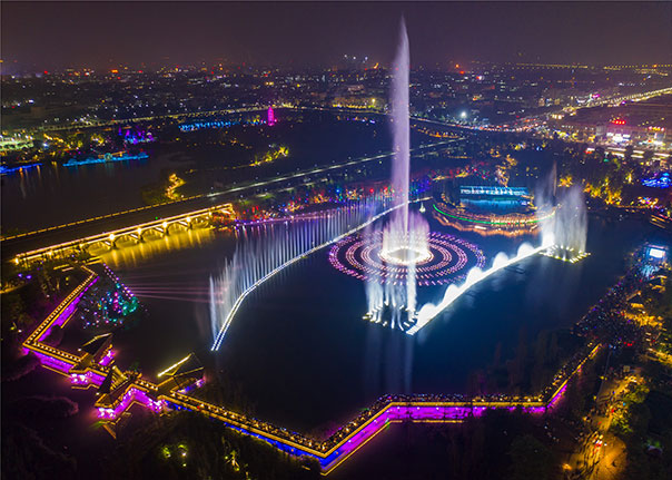 夜景照明設計,城市夜景亮化設計,夜景亮化工程,燈光秀